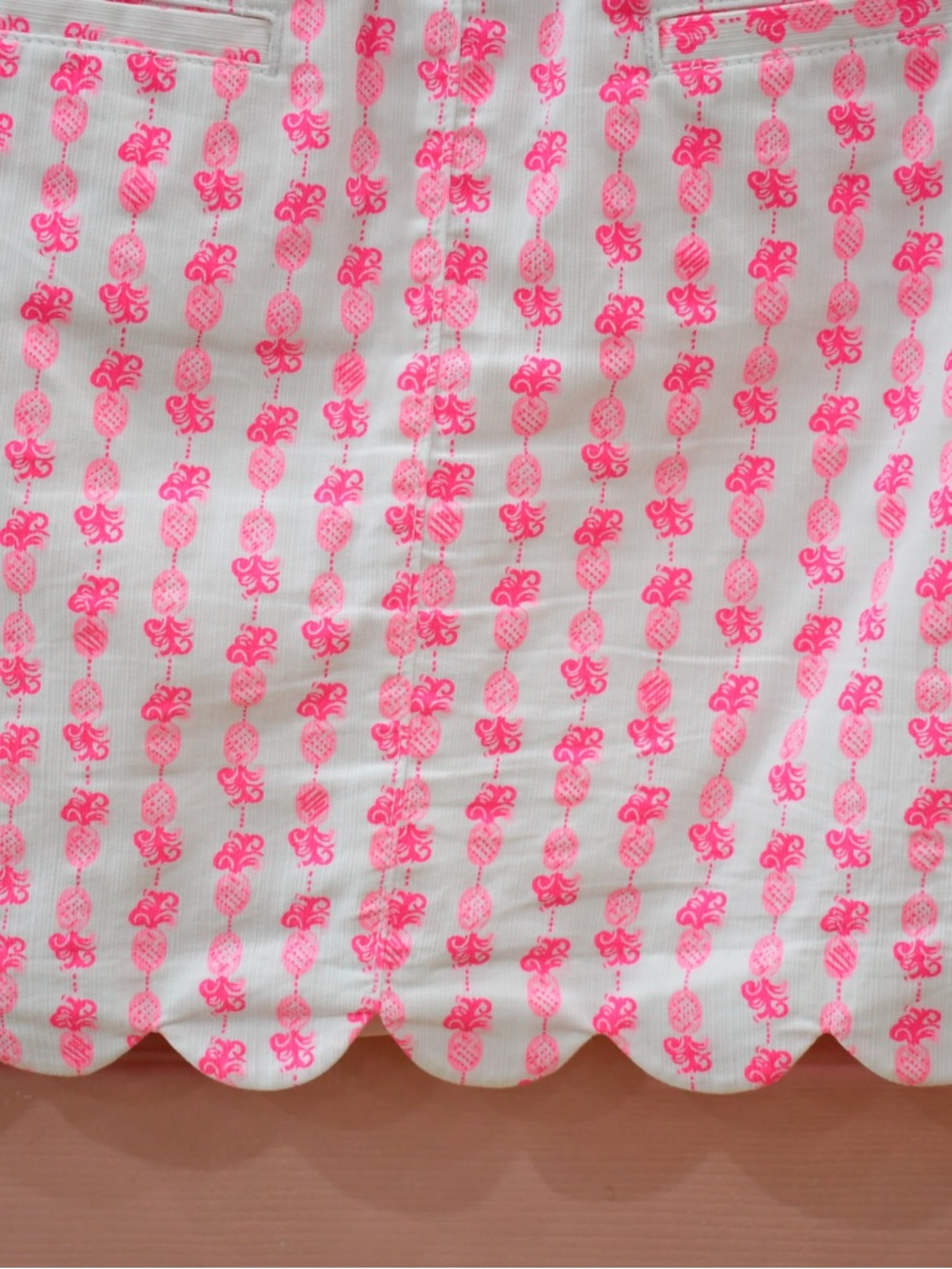 Lilly Pulitzer Pink & White Scallop Hem Printed Skort - Picture 5 of 6